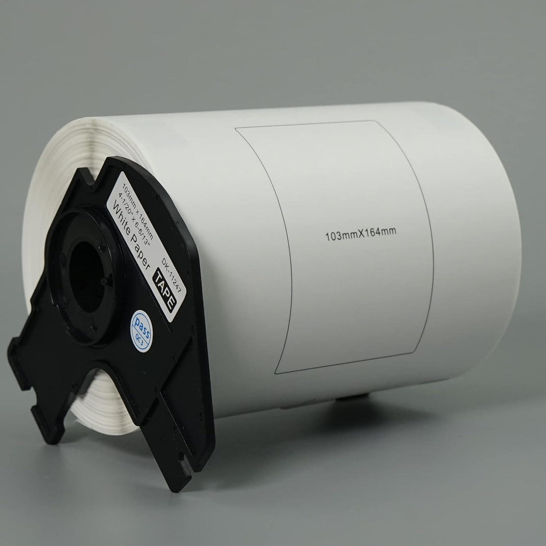 Selbstklebende Einzeletiketten DK-11247 (103 mm x 164 mm) – Schwarz auf Weiß, Kompatibel mit Brother QL-1050, QL-1050N, QL-1060N, QL-1100, QL-1110NWB - Trustkauf Arena