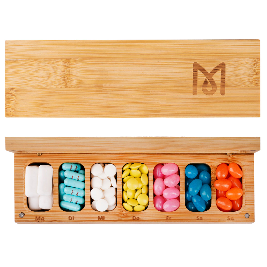 Tablettenbox aus Buchenholz – nachhaltig &amp; stilvoll