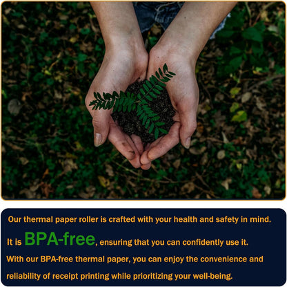 50 Ec-Cash Thermorollen 57x40x12mm – BPA-freie Bonrollen im Karton...