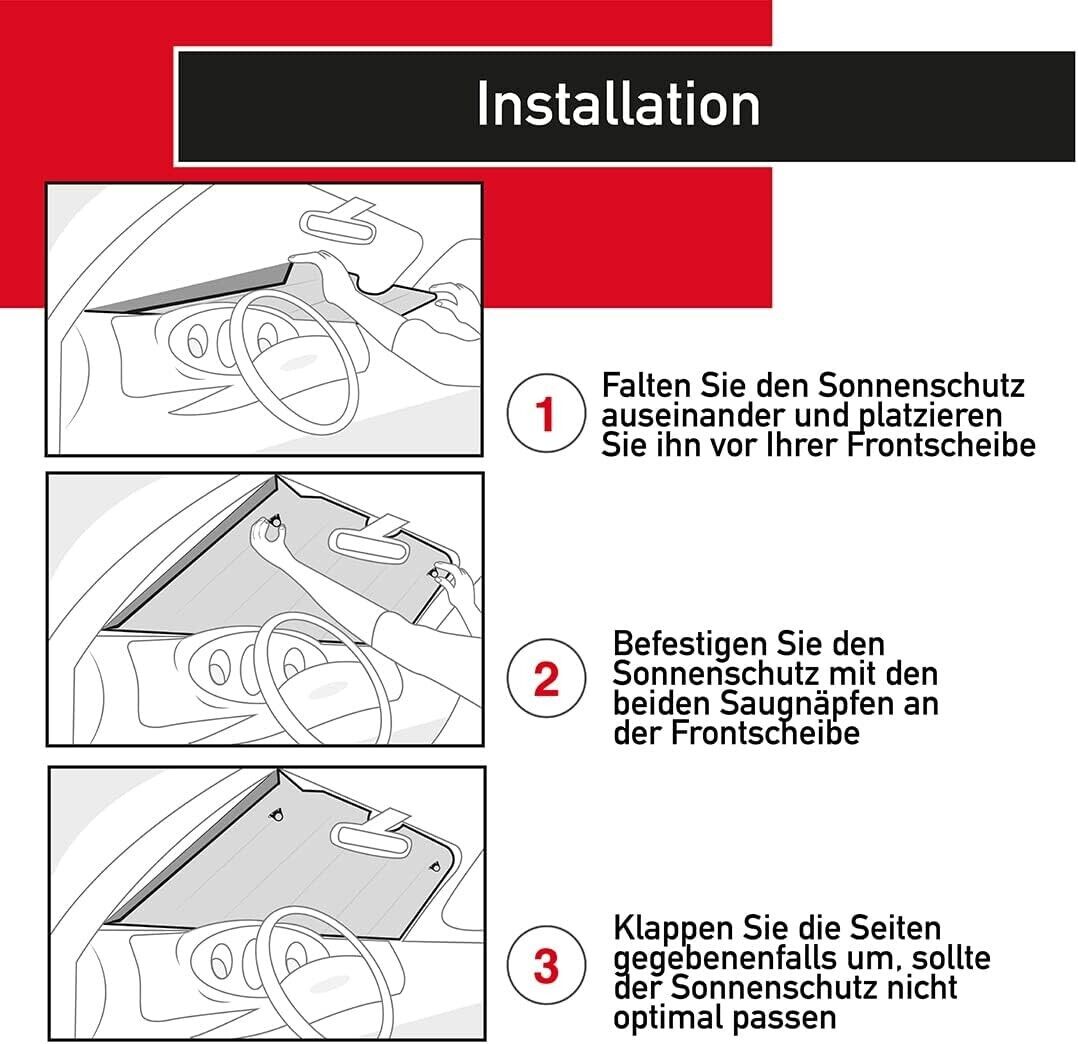 Auto Sonnenschutz Frontscheibe  für die Windschutzscheibe, Frontscheibenabdeckung mit Motiv