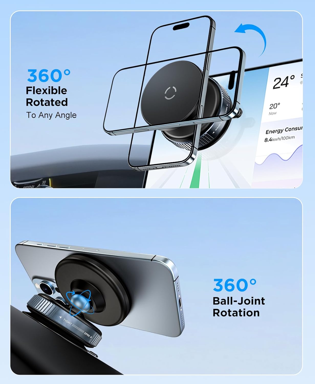 Magnetische Handyhalterung Auto für MagSafe Autohalterung