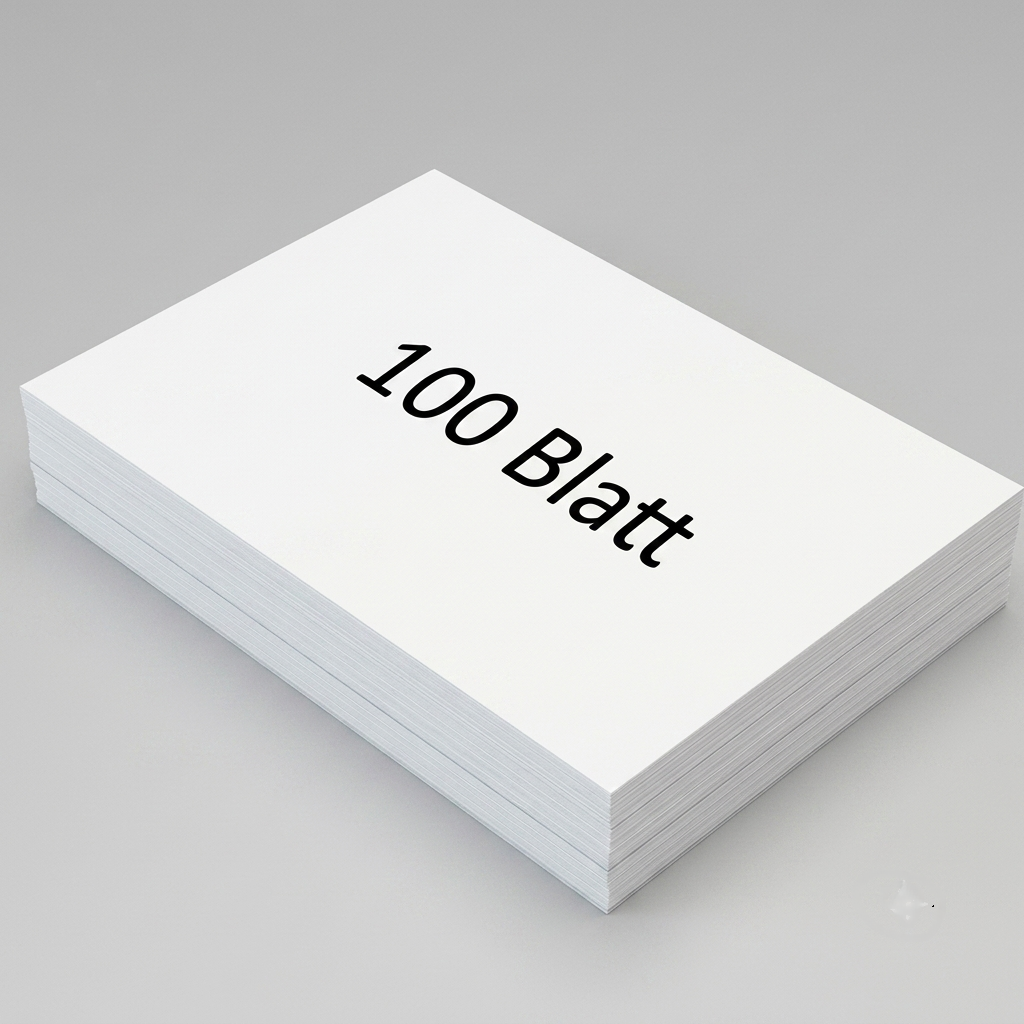 Morrent Aufkleberpapier A4 Matt – 100 Blatt (205 x 297 mm)