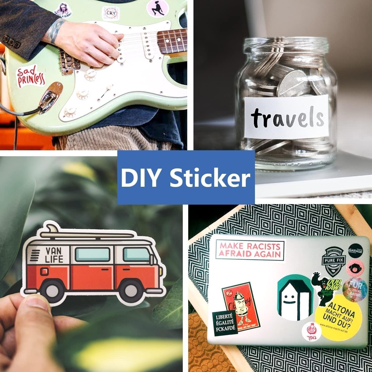 A4 Etiketten 210x297mm, 1/Blatt – 100 Bögen, weiß matt, Drucker-kompatibel