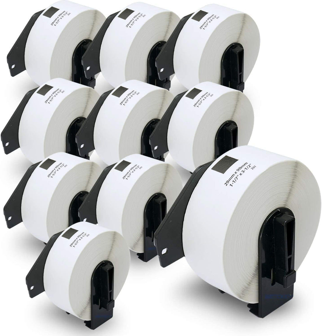 10x DK-11201 Etiketten 29x90mm, 4000 Stk. – Brother QL kompatibel