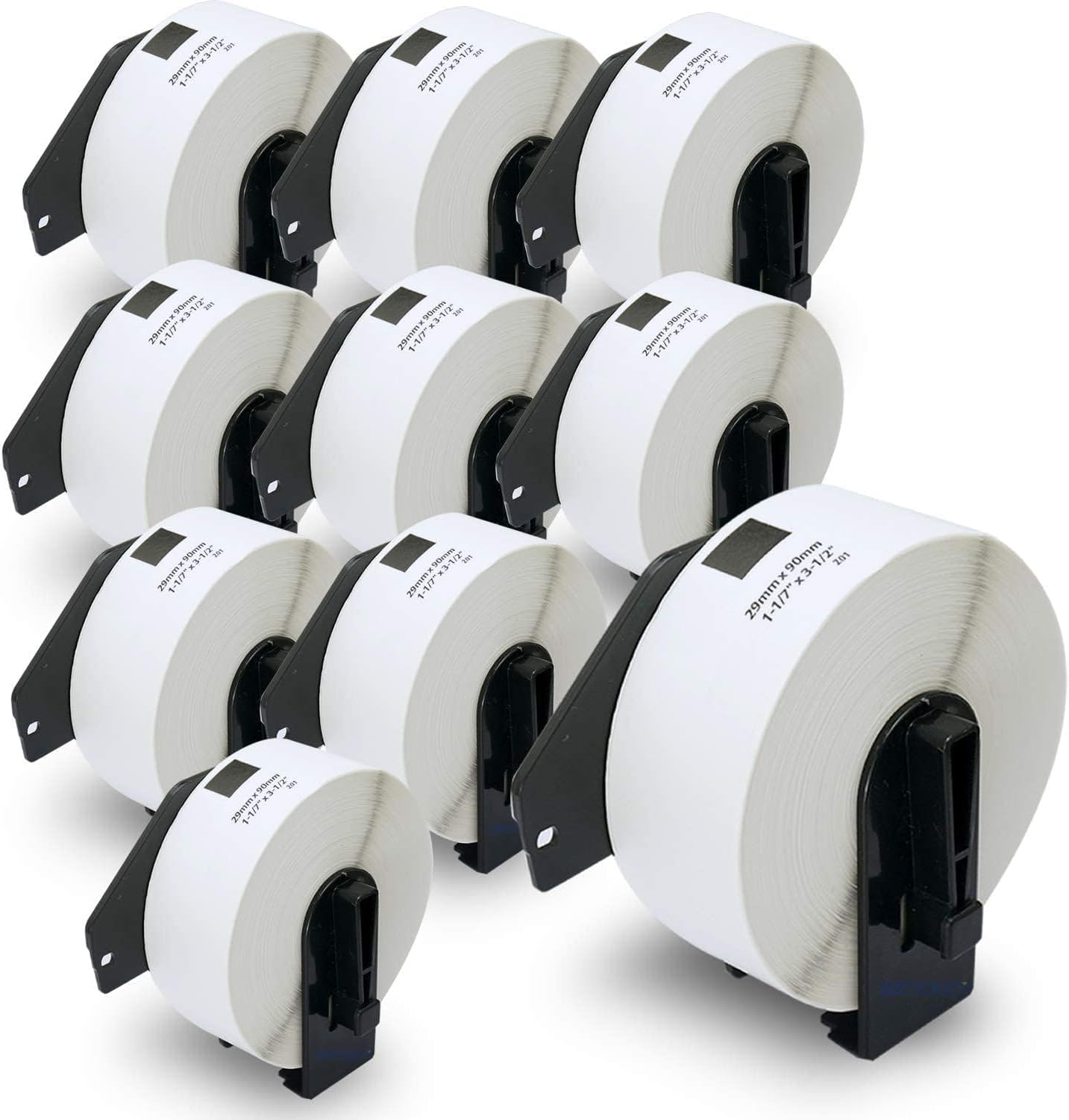 10x DK-11201 Etiketten 29x90mm, 4000 Stk. – Brother QL kompatibel