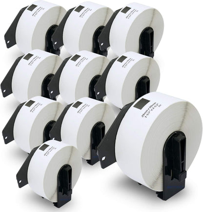 10x DK-11201 Etiketten 29x90mm, 4000 Stk. – Brother QL kompatibel
