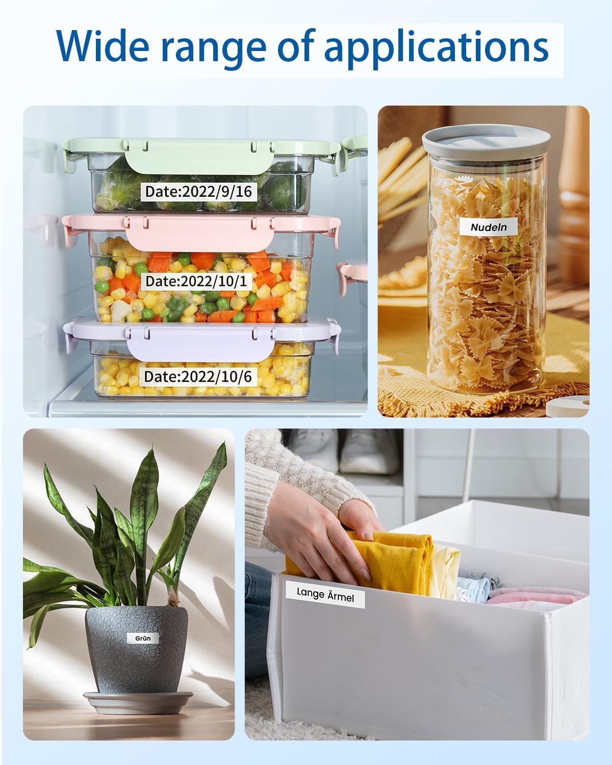 5er Pack 12mm TZe-231 kompatible Schriftbänder – Weiß auf Schwarz für Brother Labeldrucker