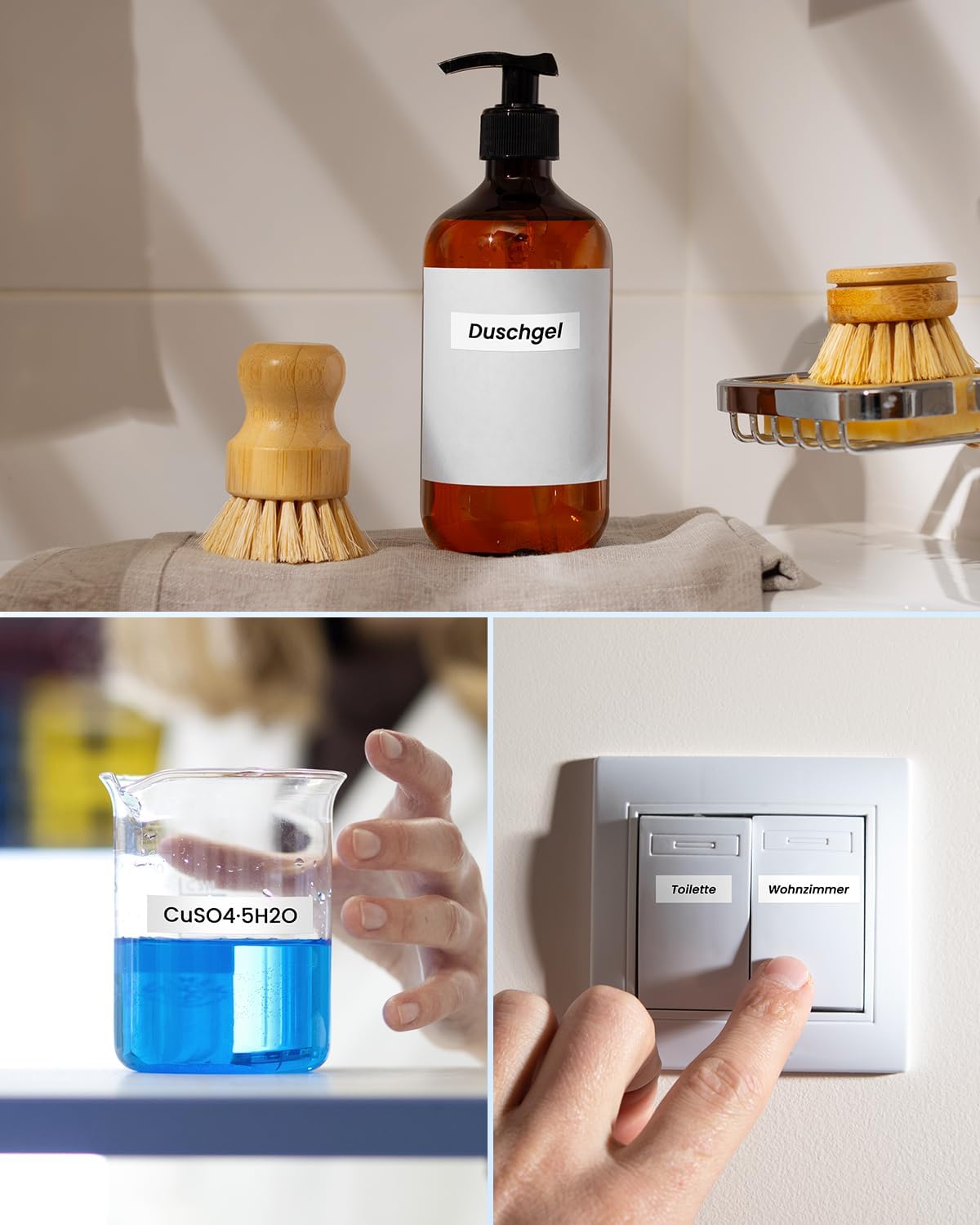 5er Pack 12mm TZe-231 kompatible Schriftbänder – Weiß auf Schwarz für Brother Labeldrucker