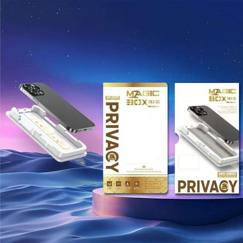 Morrent Privacy Glas für iPhone 16 Pro / 16 Pro Max / 17 / 17 Pro Max – Anti-Spy Panzerglas, 9H Schutzfolie, blasenfreie Quick-Fit Montage, Case-Friendly