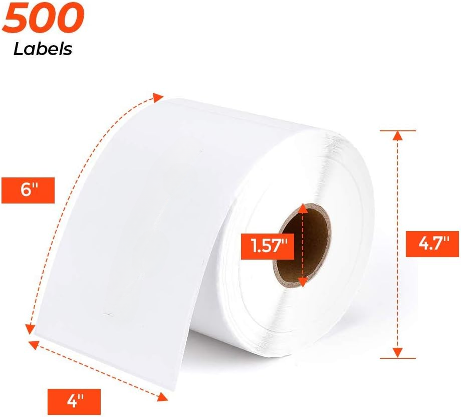 Direkt Thermopapier Versandetiketten 4×6  Etiketten  (100 mm × 150 mm)