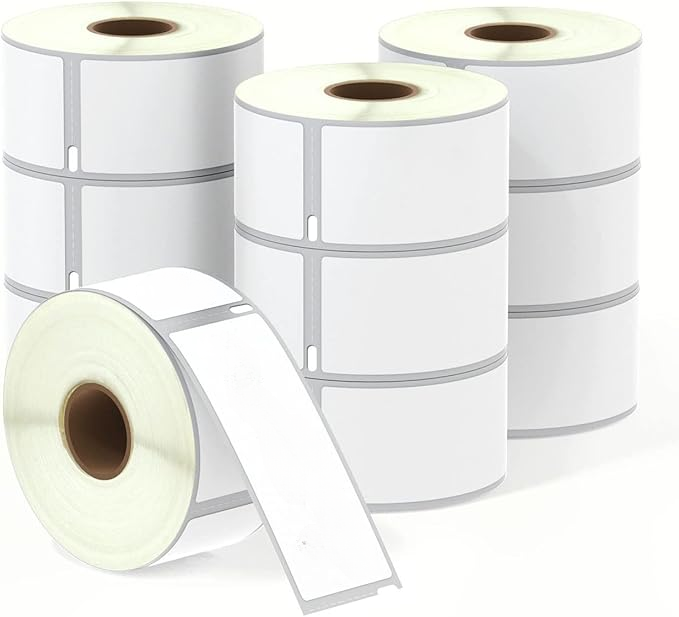 10 Rollen 99012 Selbstklebende Etiketten Kompatibel mit DYMO S0722400, 36mm x 89mm, 2600 Adressetiketten (Groß) für LabelWriter 450, 4XL NICHT passend 550 oder 5XL