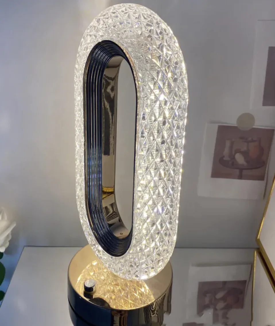 Crystal Touch Schreibtischlampe – leichte Luxus-Wohndekoration