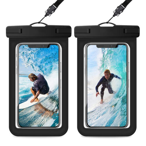 wasserdichte Handyhülle 2 Stück Unterwasser Handytasche IPX8 Wasserfeste Handy Hülle für Smartphone iPhone  Sumsung universal 7 Zol